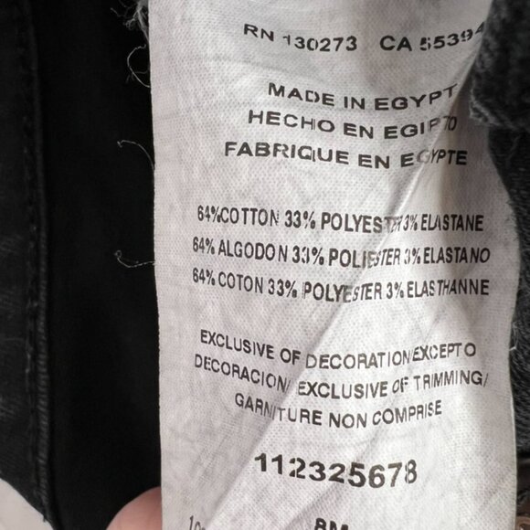 Vintage Lee Straight Leg Womens size 8 Medium Wash Blk Jeans - Picture 5 of 6